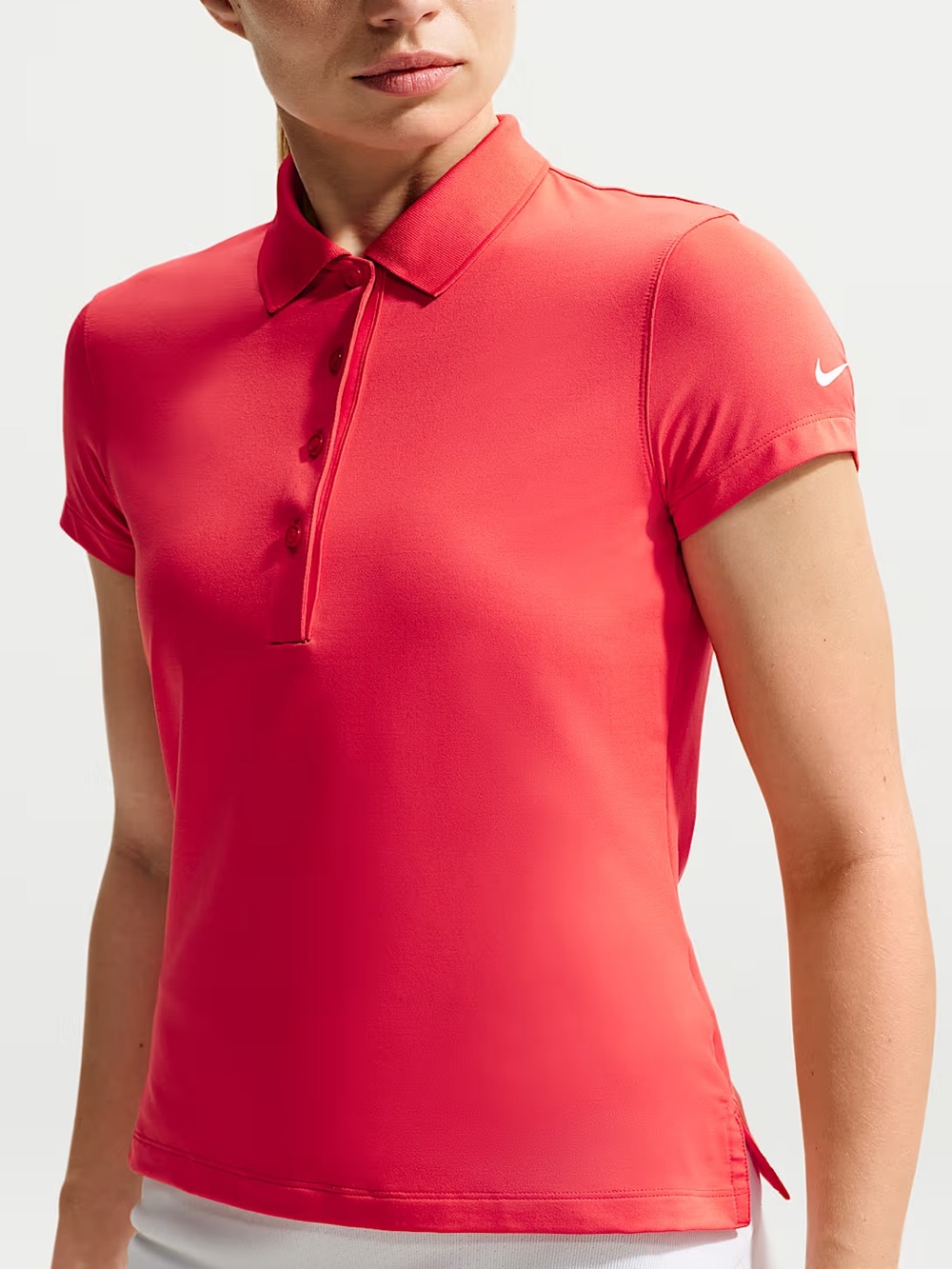 Nike Golf Womens XS Dri-FIT UV Polo Shirt Short Sleeve Swoosh Embroidered